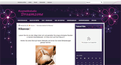Desktop Screenshot of kosmetikstudio-dreamzone.de
